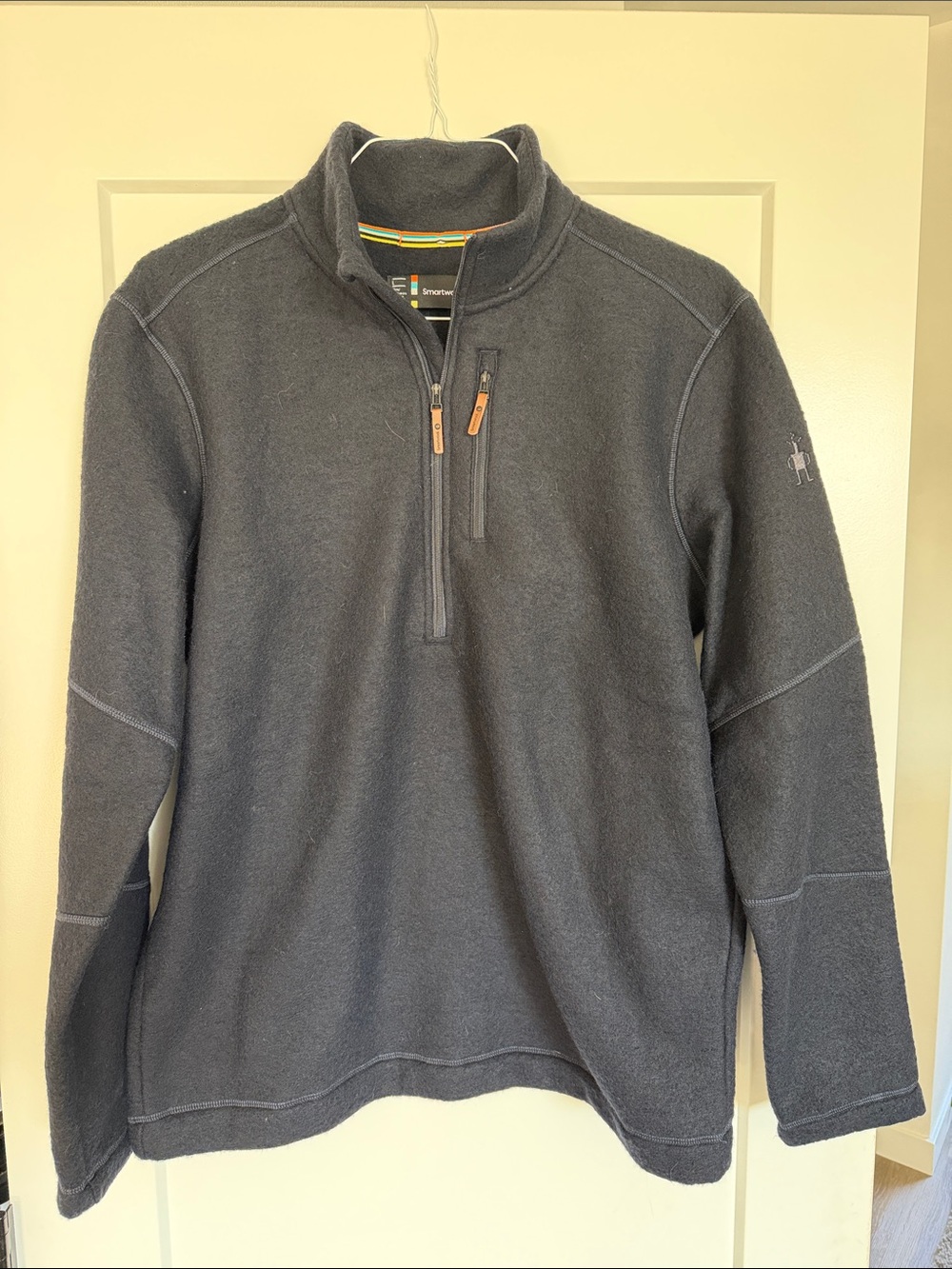 Smartwool Men's Dark Charcoal Half-Zip Pullover